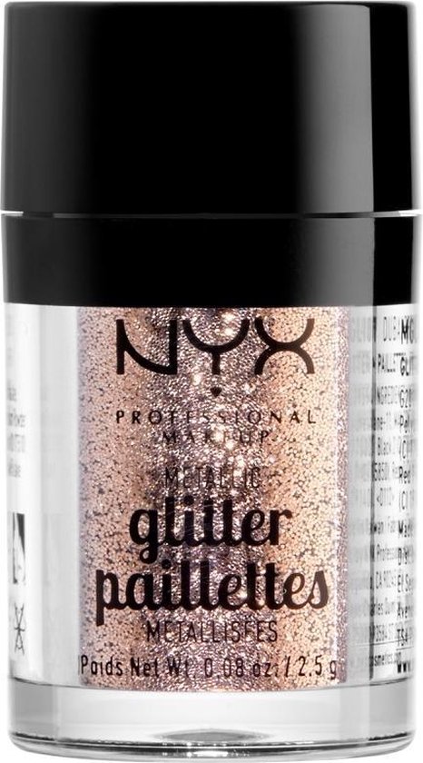 NYX Professional Makeup Metallic Glitter - Goldstone - Glitter - 2,5 gr