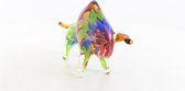 Murano Stijl Stier - Beeldje - Glas - 19,3 cm hoog