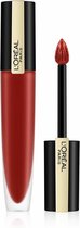 L'Oréal Paris Rouge Signature Lippenstift - 115 I Am Worth It - Rood - Matte Vloeibare Lipstick