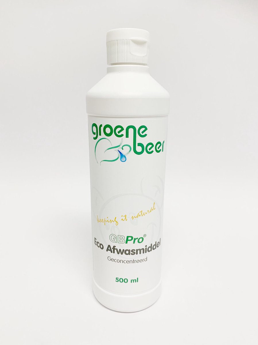 GBPro - Afwasmiddel - 500 ML - Groene Beer - Milieuvriendelijk afwassen