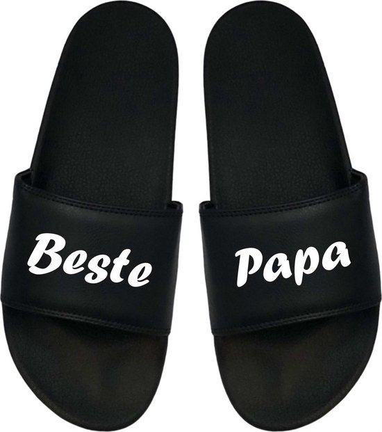 Cadeau Kerst - Cadeau Kerstmis - Cadeau Vader - Cadeau Vaderdag - Papa Badslippers- Badslippers Heren - Cadeau Badslippers 43