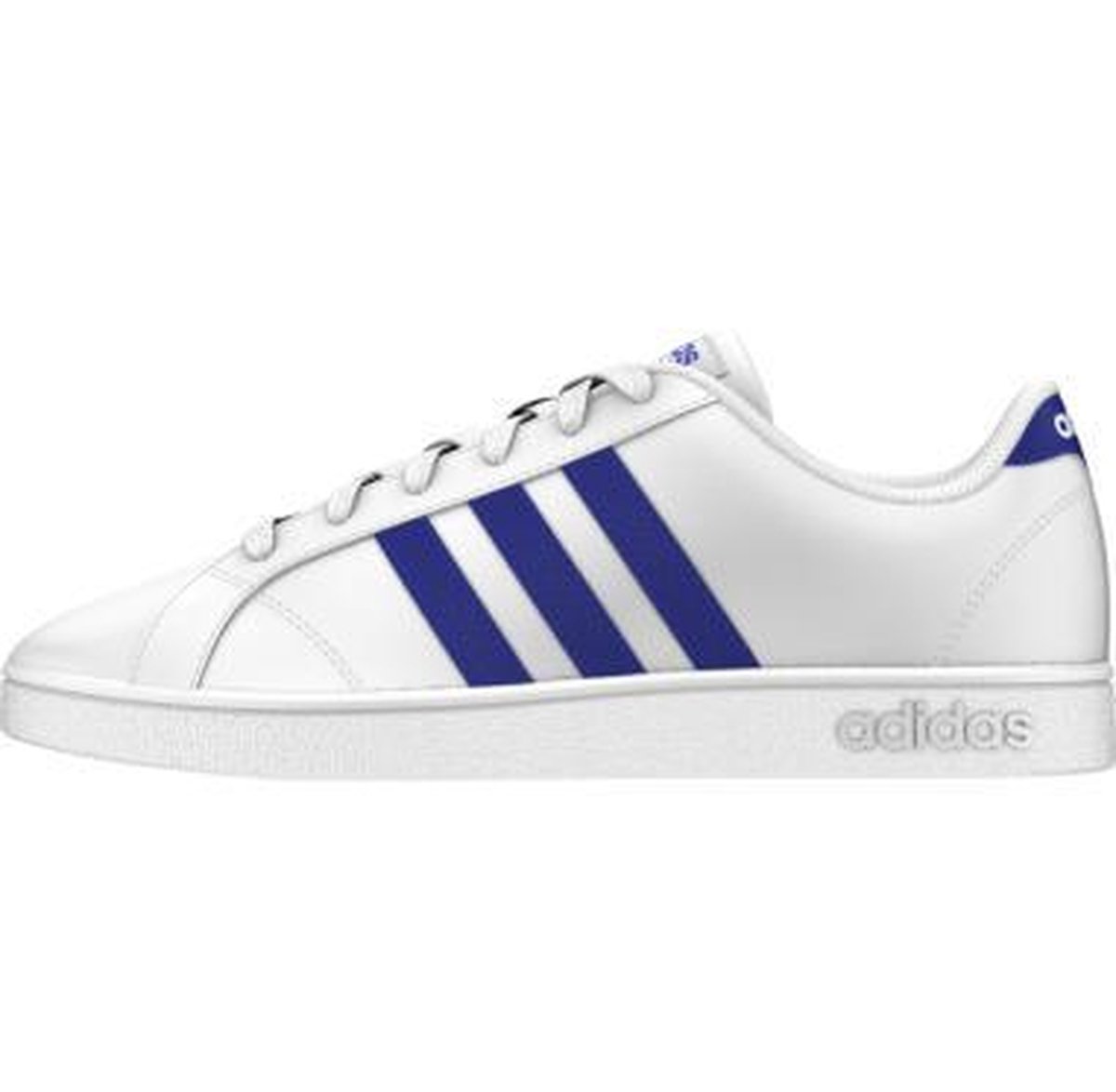 Adidas BASELINE K - wit/blauwe streep | bol