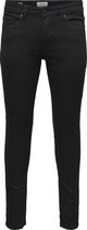 ONLY & SONS ONSWARP LIFE SKINNY BLACK PK 9383 NOOS Heren Jeans - Maat W32 X L34