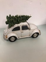 Decoratieve auto met licht op batterijen - 1 stuk - 27 cm