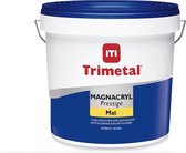 Trimetal Magnacryl Prestige Mat - wit 0001-aw - 10 l- zeer hoogwaardige kwaliteit.