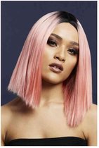 Fever Pruik Kylie Two Toned Blend Coral Pink Roze