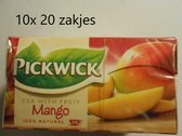 Pickwick vruchtenthee - Mango - multipak 10x20 zakjes