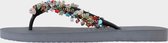 Uzurii Colorful Fabulous dames slippers, Silver, maat: 41/42