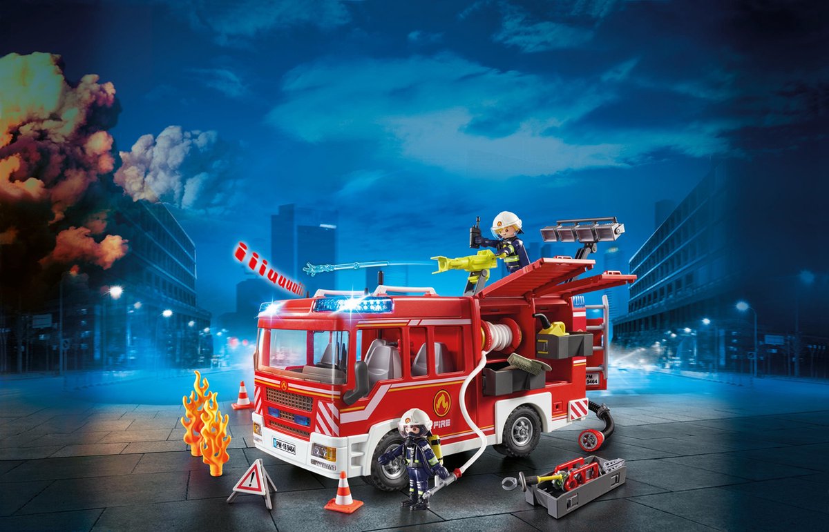 PLAYMOBIL City Action Brandweer ladderwagen - 9463 — afbeelding 5