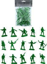 150x Speelgoed soldaatjes/soldaten figuren 3,5 - 7 cm - Speelfiguren en sets
