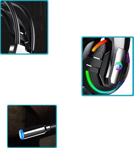 URGOODS Gaming Headset - Microfoon - Neon | bol.com