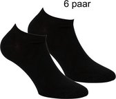 Boru Bamboe Sneakersokken Unisex 6 paar - Maat 36-40