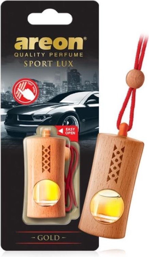 Areon Fresco Sport Lux Gold Luxe Car Parfum - Délicieux assainisseur d'air  - Parfum de