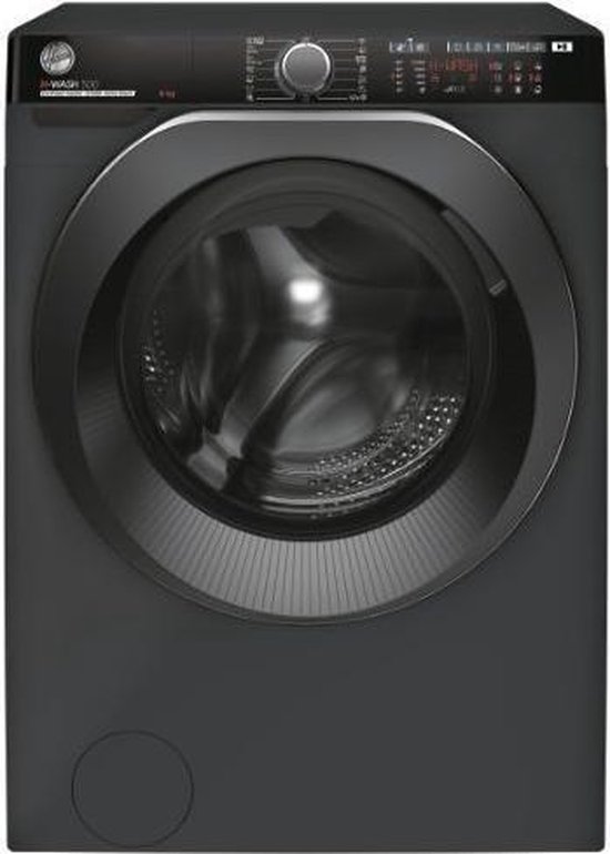 Wasmachine: Hoover HWP 48AMBCR/1-S wasmachine Voorbelading 8 kg 1400 RPM A Antraciet, Zwart, van het merk Hoover