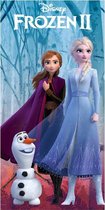 Frozen 2 Strandlaken - Anna, Elsa en Olaf - 70x140 cm - Multi