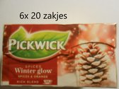 Pickwick kruidenthee - Winter glow - multipak 6x 20 zakjes