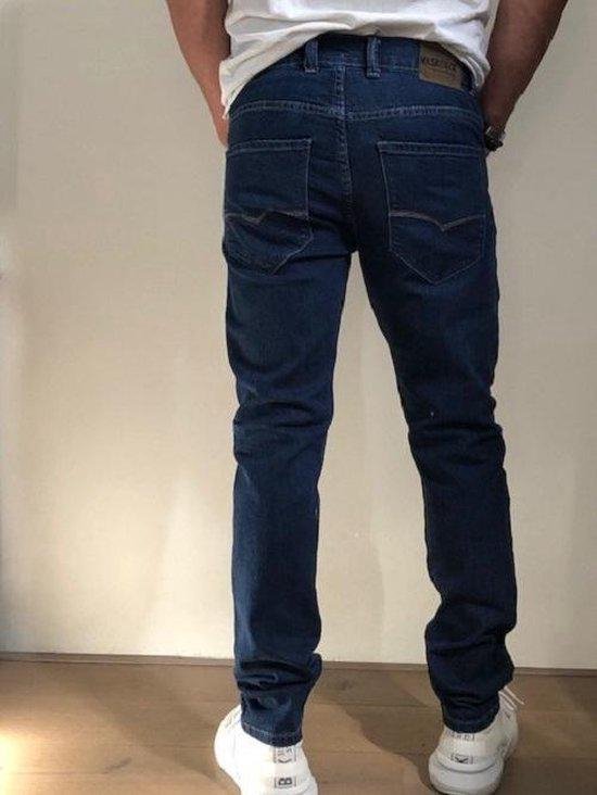 MASKOVICK Heren Jeans Milano stretch SlimFit - DarkStone - W36 X L34