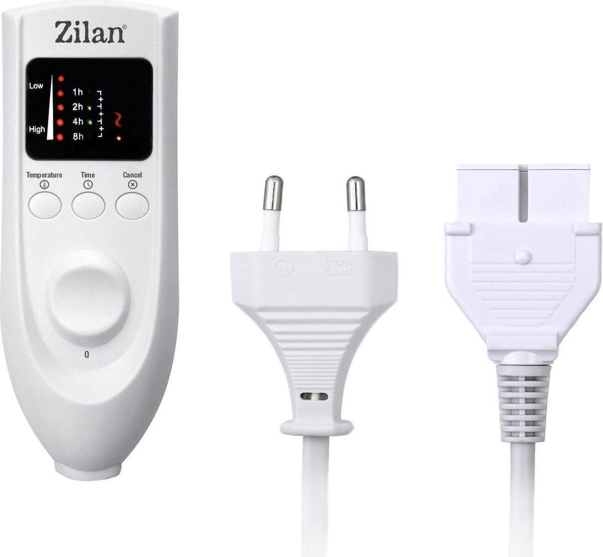 Zilan - Elektrische deken - Elektrische deken 1 persoons - 150 x 80 cm - snelle opwarmtijd - wasbaar – foto 6