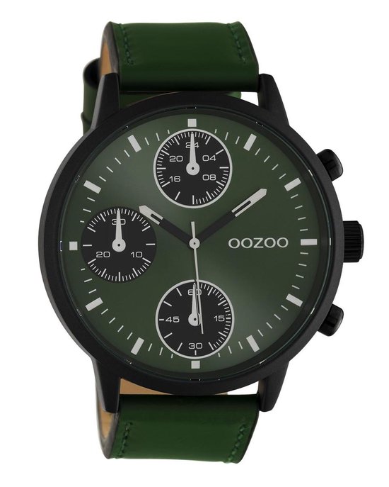 OOZOO Timepieces C10667 Groen Zwart Horloge | bol.com