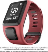 Horlogebandje - Geschikt voor Tomtom - Rood - Wearablebandje