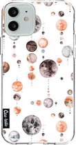 Casetastic Apple iPhone 12 / iPhone 12 Pro Hoesje - Softcover Hoesje met Design - Moon Phases Print