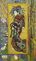 Vincent van Gogh, De courtisane, 1887 op canvas, afmetingen van dit schilderij zijn 75x100 cm