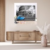JDBOS ® Schilderen op nummer Volwassenen met frame (hout) - Colosseum Rome - Verven volwassenen - 40x50 cm
