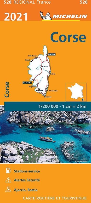 Michelin 528 Corse/Corsica 2021 | bol.com
