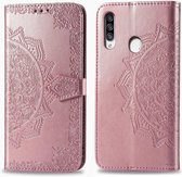 iMoshion Mandala Booktype Samsung Galaxy A20s hoesje - Rosé Goud