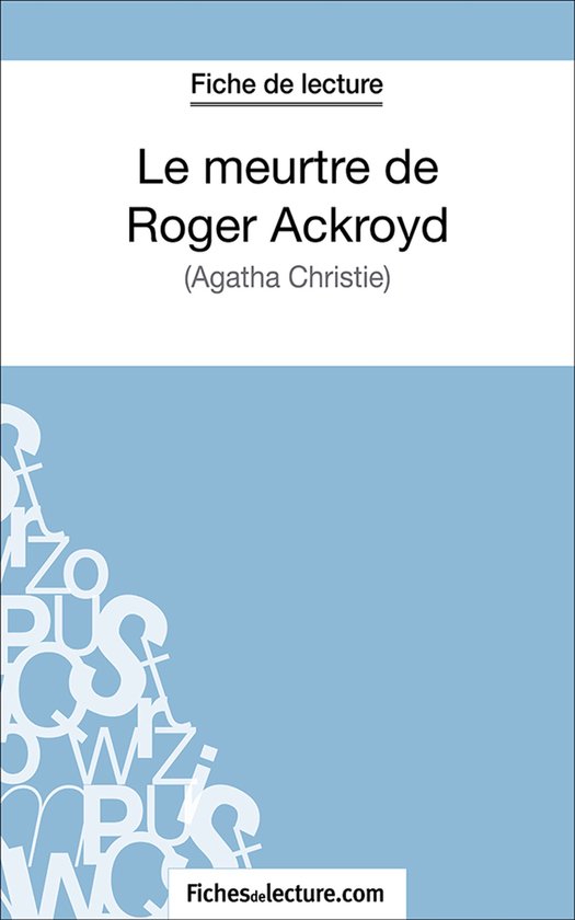 Le meurtre de Roger Ackroyd - cover