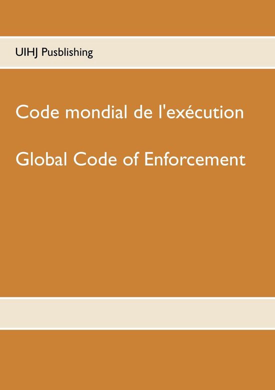Code mondial de l'exécution - cover