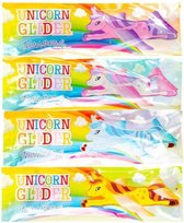 12 stuks unicorn - eenhoorn vliegtuigjes - Fligther gliders - uitdeelcadeautjes