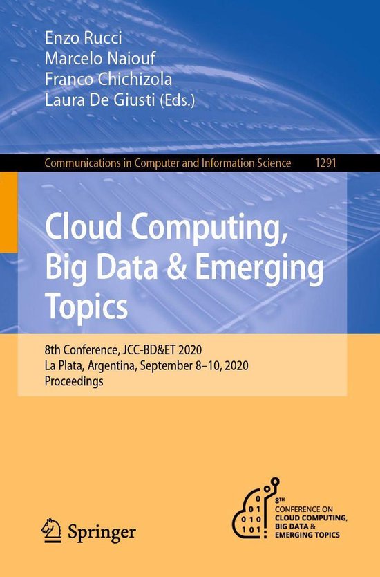 Springer Nature Proceedings Computer Science - Cloud Computi ... - cover