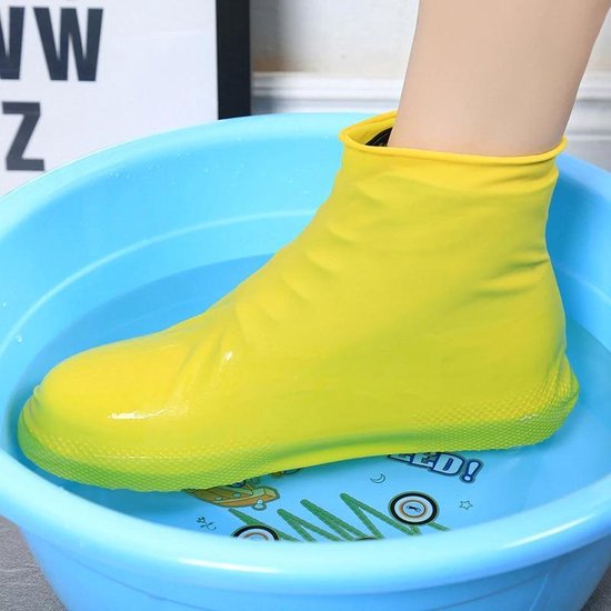Couvre-chaussures imperméable en Siliconen Bottes de pluie pour femmes  hautes 