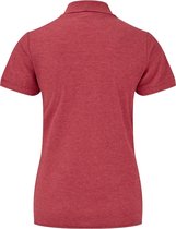 Fruit Of The Loom Vrouwen Dames-Fit 65/35 Poloshirt Korte Mouwen (Heather Rood)