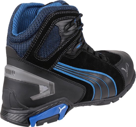 PUMA Rio Black Mid 632250-45 Chaussures montantes de sécurité S3 Pointure (EU): 45 noir, bleu 1 pc(s)