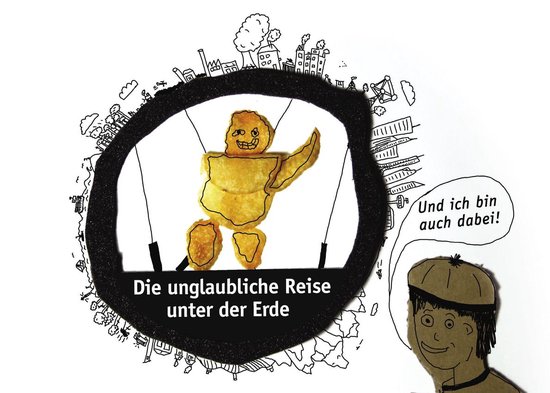 Die unglaubliche Reise unter der Erde - cover