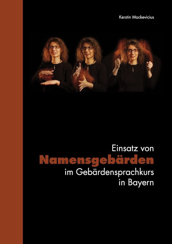 Einsatz von Namensgebärden im Gebärdensprachkurs in Bayern - cover