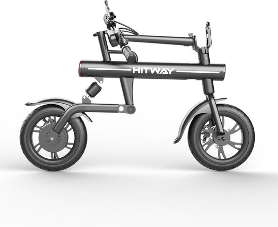 Hitway BK1-HW Elektrische Fiets E-bike Vouwfiets - Opvouwbaar - 250W Motor  - 7.5Ah -... | bol.com