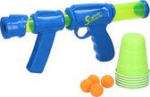 Scratch Airpopper - Ballenschieter - 36-50 cm - Incl 10 Ballen en 6 Cups - Schiet 8 meter ver