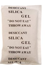 5 x sacs de séchage non alimentaires de 100 grammes de gel de silice