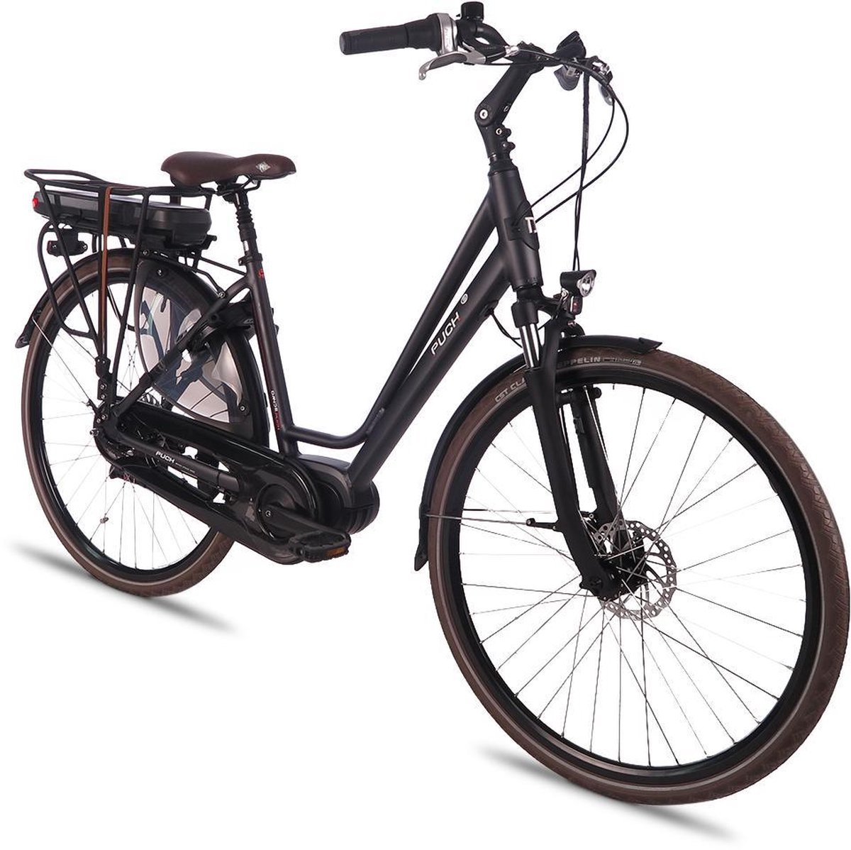 heel idioom Uluru Puch E-Dance S - Elektrische fiets | Dames 53 cm | Antraciet | bol.com