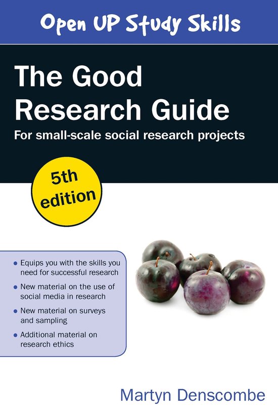 The Good Research Guide: For Small-Scale Social Research Pro ... - cover