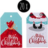 20x Cadeaulabels Kerst / Labels Kerstcadeau / Kerstlabels | Merry Christmas