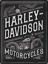 Wandbord - Harley Davidson Motorcycles Since 1903