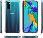 Bestcases Schokbestendig Telefoonhoesje Samsung Galaxy S20 - Transparant
