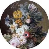 Graphic Message - Wandcirkel - Bloemen Stilleven - Eelke Jelles Eelkema - Print op Cirkel - Kunst