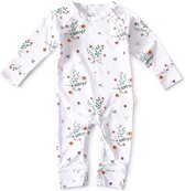 Little Label - babypakje - wit bloemen - maat 56 - bio katoen