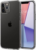 Geschikt voor Spigen Liquid Crystal Apple iPhone 12 / 12 Pro Hoesje - Transparant