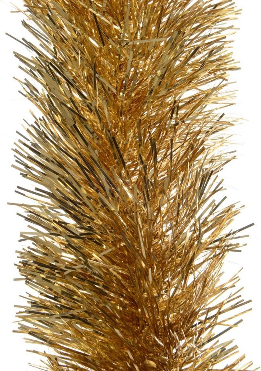 Decoris kerstslinger - goud - 270 x 10 cm - lametta - folie - guirlande - kerstversiering – foto 7